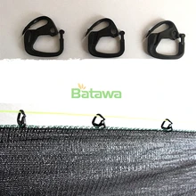 50 шт. черный тенты чистая зажимы держатель закрепить затенение системы крюк