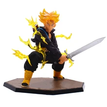Buy 14cm Dragon Ball Z Figurines Super Saiyan Trunks Battle Version Anime Figure Model Collection Toy Educational Toys Free Shipping
