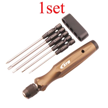 

1Set HSS 5 in 1 Inner Hexagonal Screwdrivers 1.5mm 2.0mm 2.5mm 3.0mm Hexagon Screwdriver Hex Screw Driver for RC Drone Aircraft