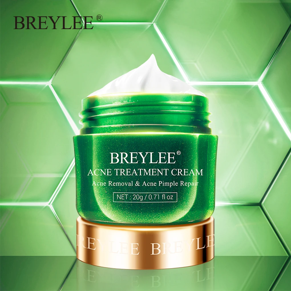 

RtopRBREYLEE Acne Treatment Cream Anti Acne Face Cream Pimple Removal Spots Oil Control Moisturizing Skin Care Serum 20g