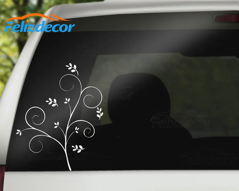 Buy Pretty Floral Branch Vinyl Stickers Car Decal Waterproof Removable Art