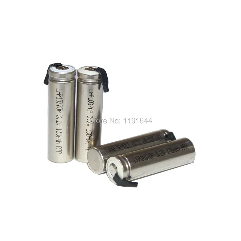 4 шт./лот LiFePo4 10370 3 2 V 130mAh Max 5C разрядка с разъемом подключения для IQOS запасной
