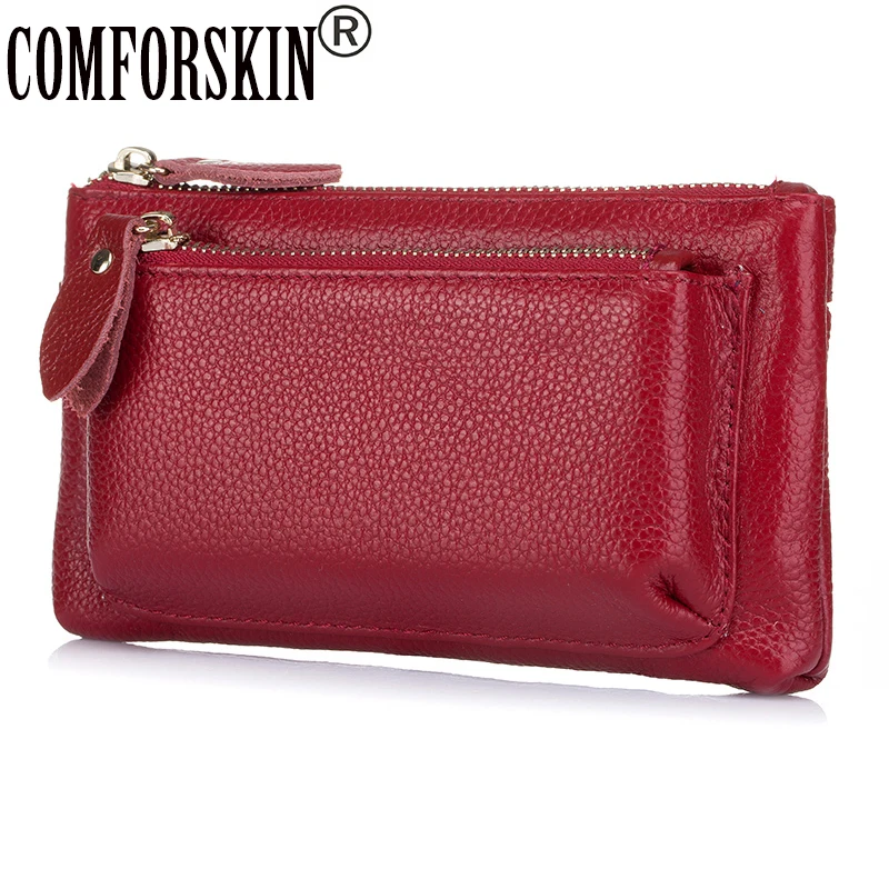 

Mini Hand Bag 2017 New Good Quality Split Leather Women Day Clutches Feminine Famous Brands Casual Double Zipper Flap Bag