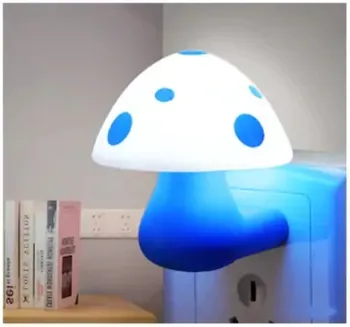 

Creative Novelty Night Light Mushroom Wall LED Lamp Electric Induction Small Night Light For Bedroom Home Decoration