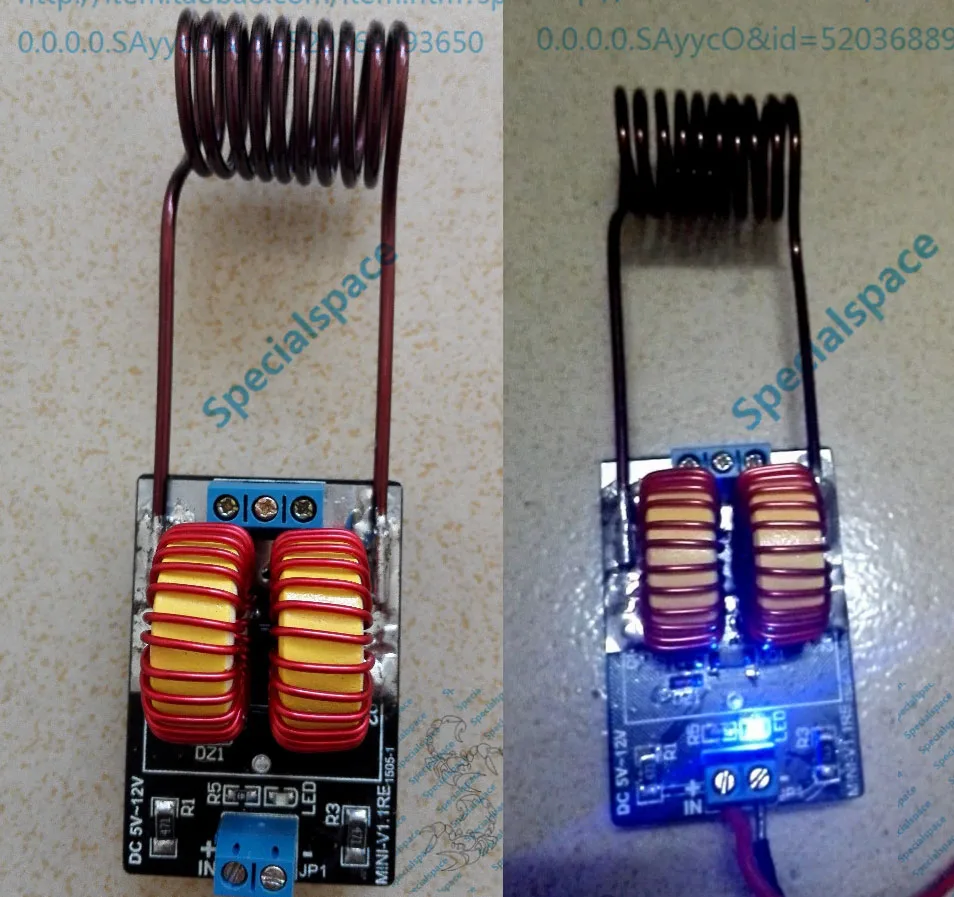 Dc 5 V 12 V Zvs Induction Heating Power Supply Module Tesla Jacob's