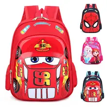 Bolso de dibujos animados de chico de coche de Disney para escuela niños mochila de guardería niños niñas bolsa de almacenamiento de libros de viaje