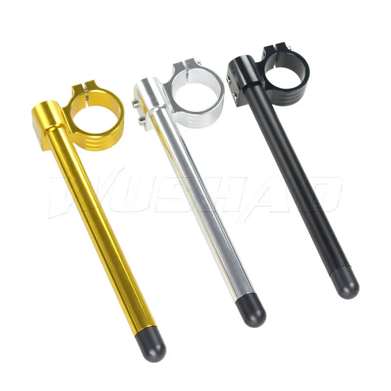 48mm Motorcycle Riser handlebar Tube Fork Clip Ons Handlebars Raised