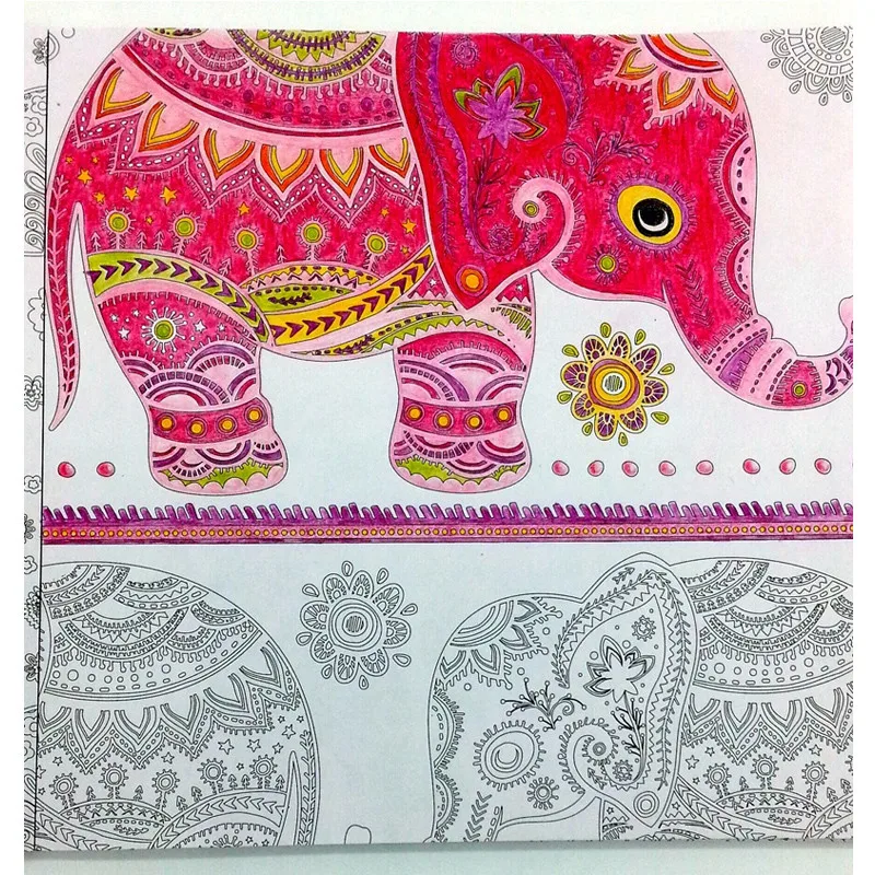 Inspiration-Bollywood-Adults-coloring-book-For-Children-Relieve-Stress-Secret-Garden-Graffiti-Painting-Drawing-colouring-book