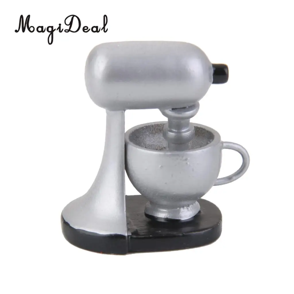 Vintage 1/12 Scale Dolls House Dollhouse Kitchen Decoration Miniature Coffee Maker Machine Children Kids Pretend Play Toy