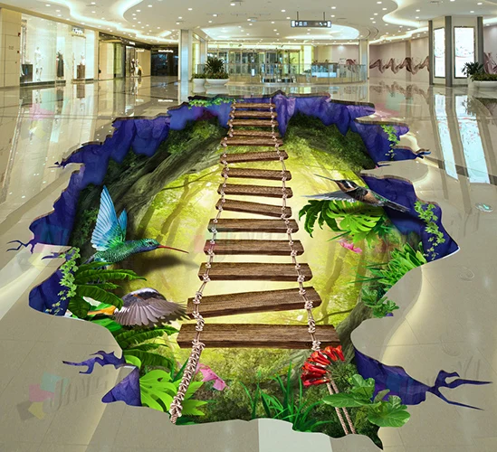 

Catches The Eye 3D Floor Self-Adhesive Promotion/Advertising Sticker Printing