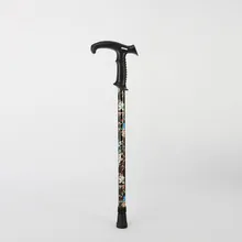 Большая ручка печатные костыли старые ходунки треккинговые палки походные две секции Выдвижная трость самообороны трость