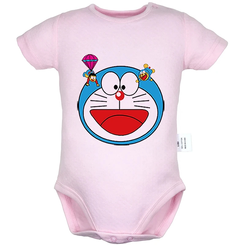日本漫画ドラえもんのび太野比プリント6 24m新生児服半袖ロンパーススーツ服綿100 Bodysuits Aliexpress