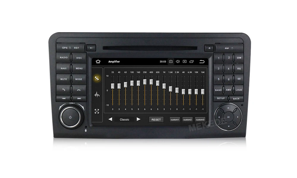 Cheap MEKEDE Android 9.0  car GPS  DVD PLAYER For Mercedes Benz ML GL W164 ML350 ML500 GL320 radio stereo navigation IPS screen DSP 6