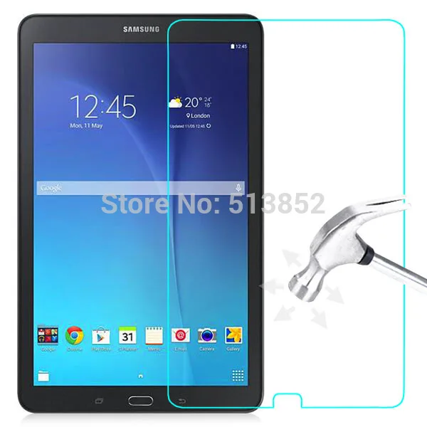 Закаленное стекло 9h для samsung Galaxy Tab E T560/T561/9 6 дюймов предотвращения царапин Tablet PC