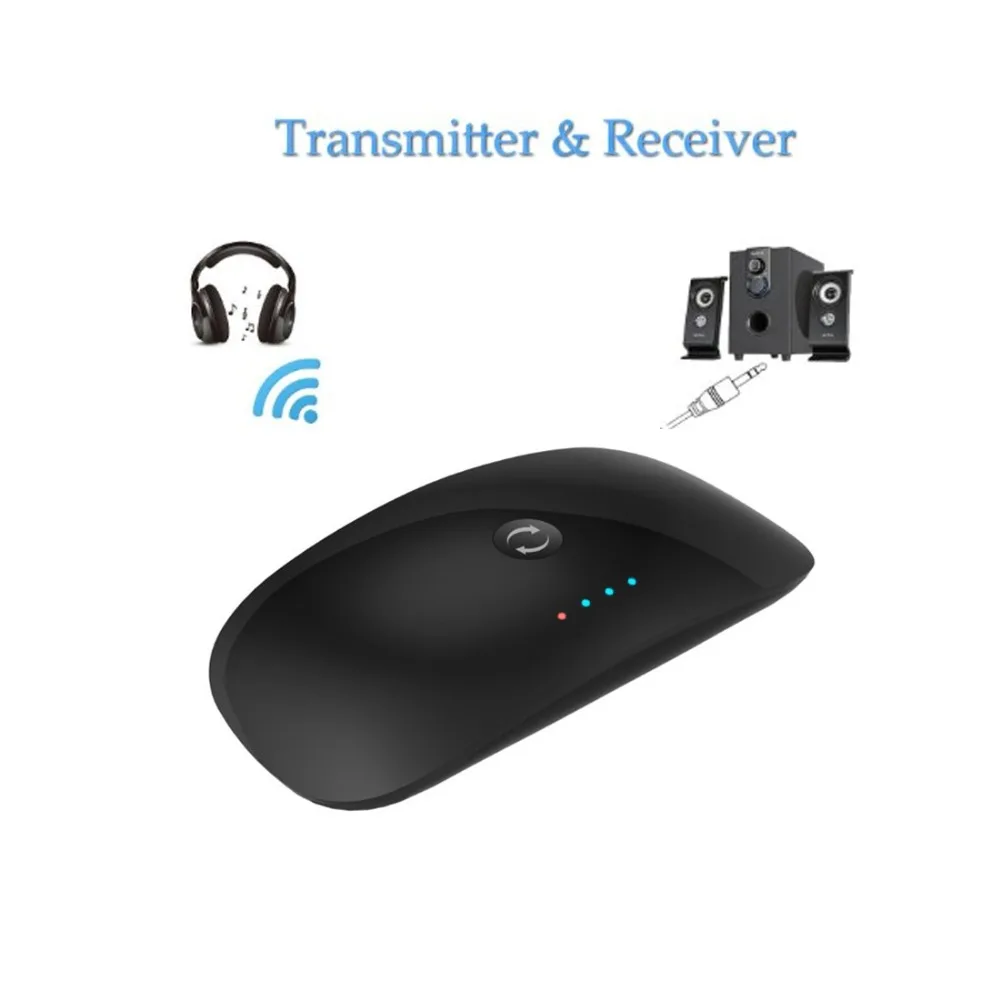 Bluetooth Transmitter font b and b font Receiver Wireless 1 to 2 Transceiver TX RX Support
