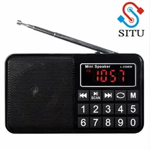 Мини Портативный FM радио Поддержка AM SW полный спектр радио построить длинная антенна поддержка TF карты для кемпинга пешего туризма спорта на открытом воздухе