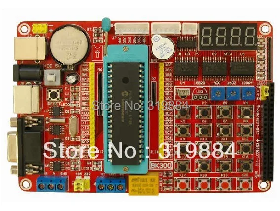 

Free shipping 1x PIC16F877A development board PIC learning board PIC board