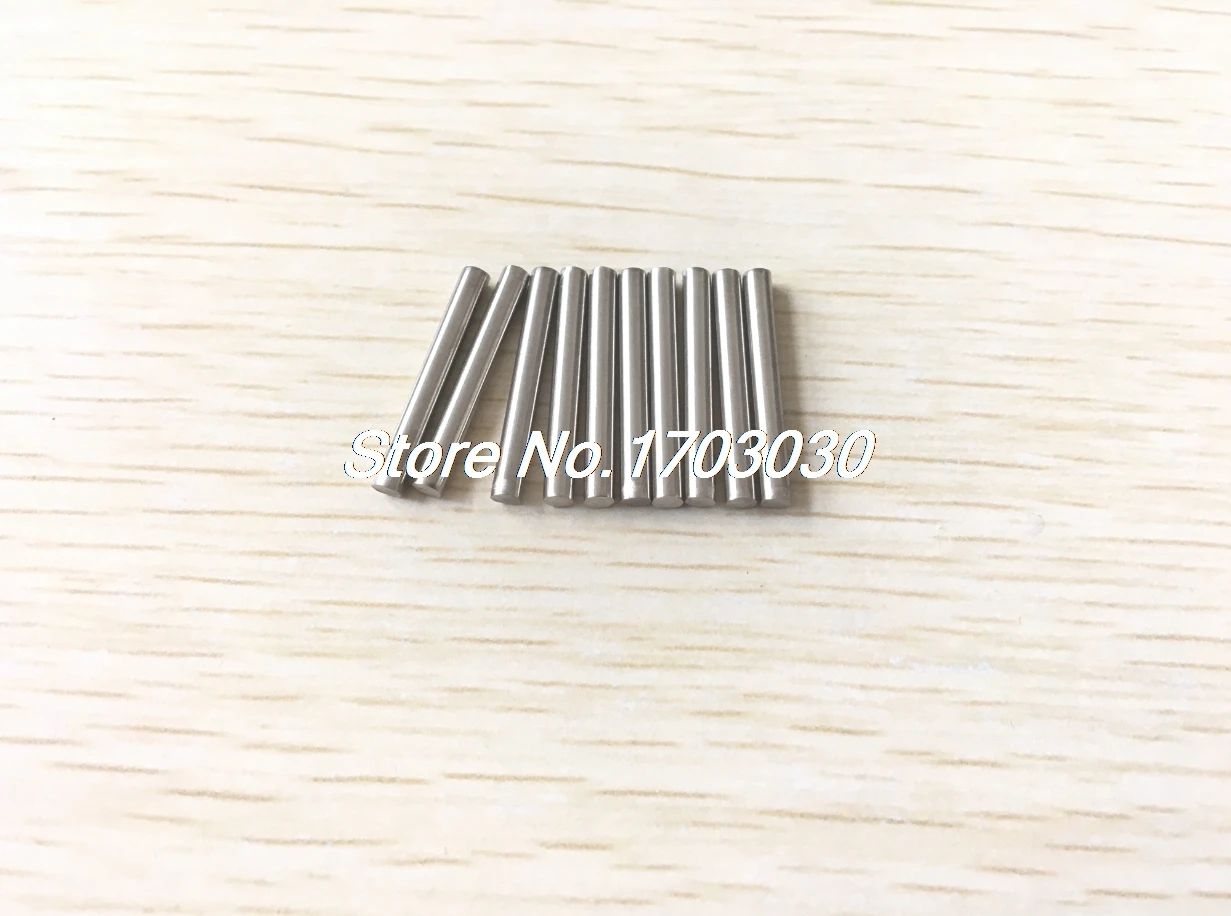 60pcs 20mm x 3mm RC camper modelka součástky nerez ocel kolo pruty