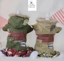 2015 new pet dog cat cool fashion jumpsuits apparel doggy winter warm overcoat clothes puppy jackets costume pets coats 1pcs
