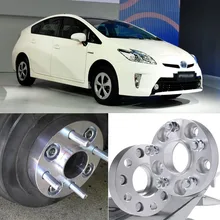 Teeze 4 шт. 5X100 54.1cb 25 мм толщиной hubcenteric Колеса Spacer Адаптеры для сим-карт для Toyota Prius 2005