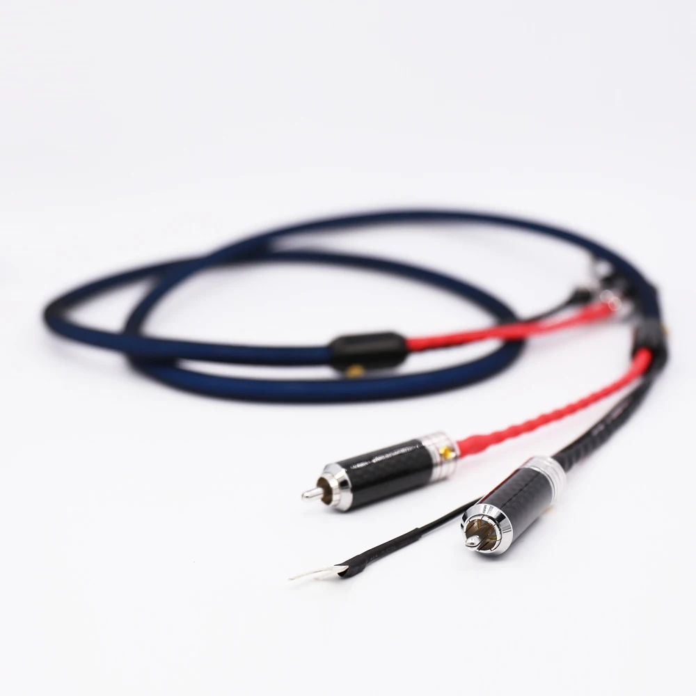 Посеребренный Tonearm кабель viборг 5N OFC rca к аудиокабелю rca|Коннекторы и разъёмы| |