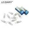 LEDIARY 10 unids/lote halógena G4 12 V lámpara JC tipo G4 bombillas halógenas de Dimmable 10 W/20 W /35 W halógena transparente Cada bombilla con una caja ► Foto 1/6