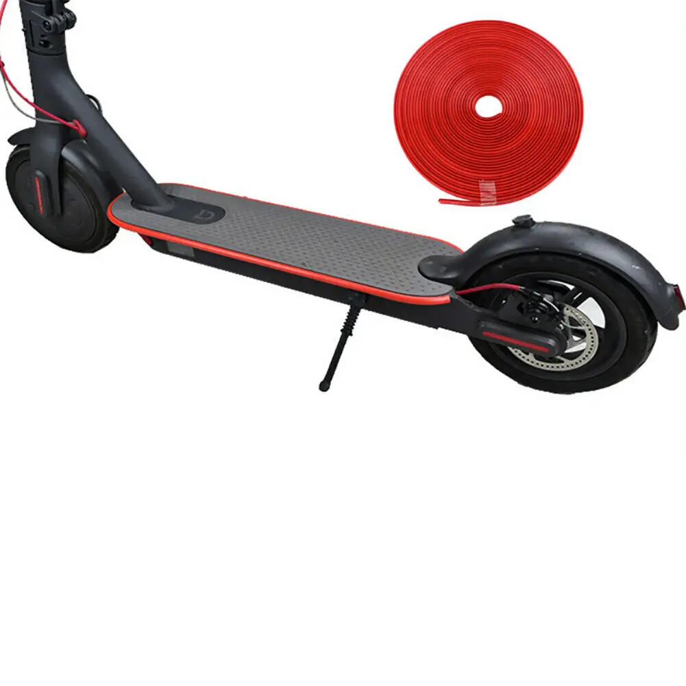 

Car Anti Scratch Scooter Body Strips Bumper Decorative Protective Tape Electric Skateboard Smooth Sticker Parts For Mijia M365