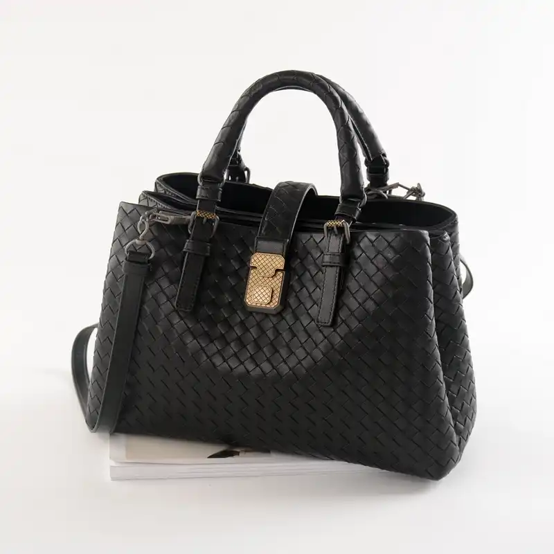 woven leather handbag designer