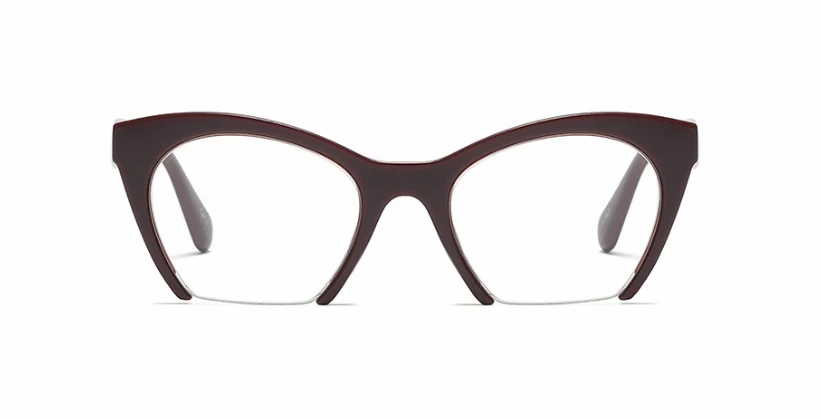 Кошачий глаз, оправа для очков, женские полуоправа, стильные, дизайнерские, оптические, модные, компьютерные очки 45635