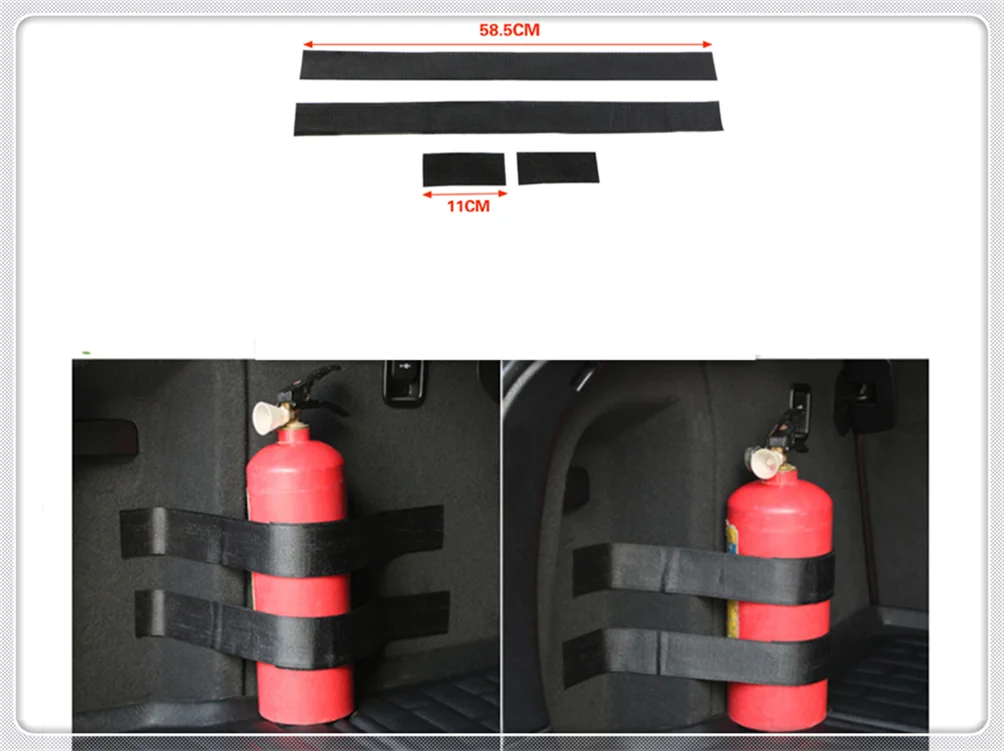 

Car accessories parts fire extinguisher belt line fixing bracket velcro for Volkswagen vw Touran 1.4 Fox 1.2 Touareg2 GolfA5