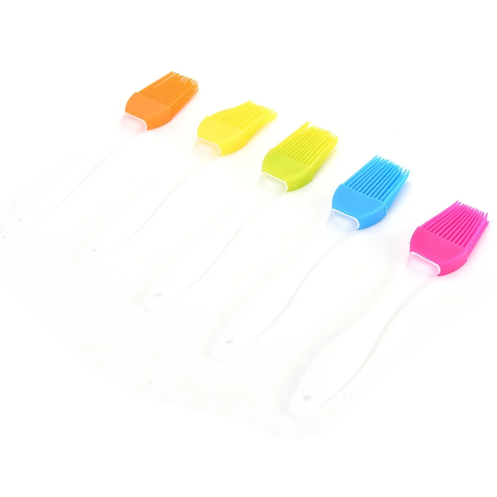 

Random color Silicone BQ Cake Cooking Basting Tool Kitchen Accessories Gadgets Pastry Bread Oil Cream Brush Baking Bakeware