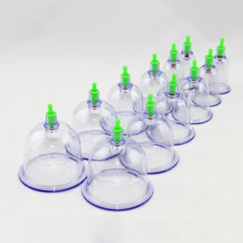 

12pcs/Set Health Beauty Tool Care Medical Body Therapy Chinese Cupping Set Portable Kit Helper Body Tool Women Beauty