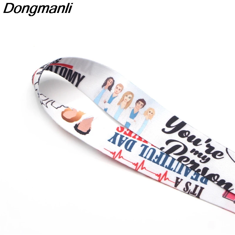 P3493 Dongmanli медицинский серый анатомический брелок Lanyards Id значок держатель ID карта