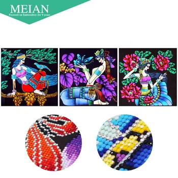 

Meian,Special Shaped,Diamond Embroidery,Girl,Women,5D,Diamond Painting,Cross Stitch,3D,Diamond Mosaic,Decoration,Christmas
