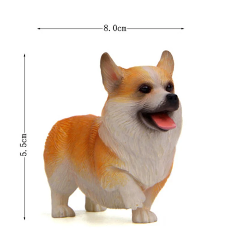ZOCDOU 1 шт. собака вельш корги пемброк детская защита Великобритания Англия Великобритания Модель фигурка ремесла рисунок миниатюры