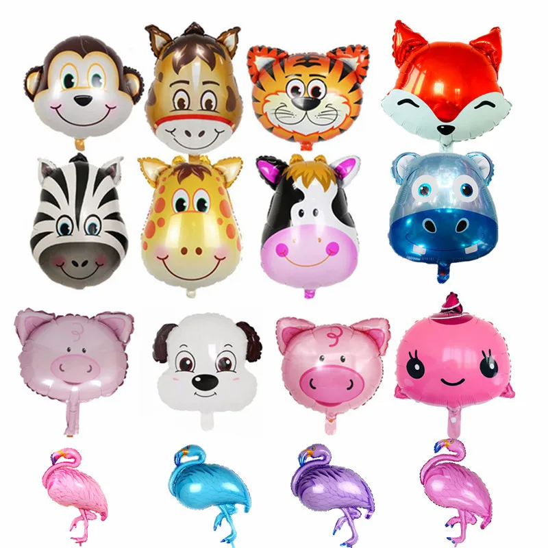 

Foil Balloons Animals Inflatable Air Balloon for Birthday Party Wedding Supplies Children Toys Helium Balloons Safari Zoo Globos