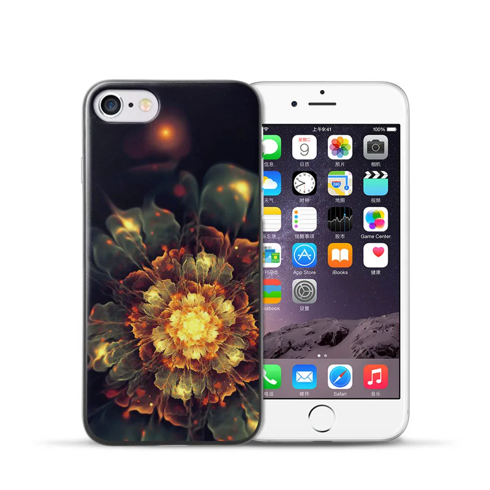 Модный чехол для iPhone 5 5S SE телефона с изображением ночной звезды 7 6 6s 8 Plus X Xr Xs Max из
