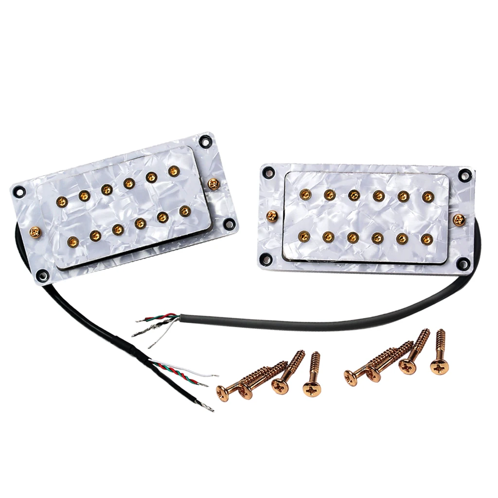 Electric Guitar Humbucker Neck Bridge Pickup Mounting Screws Wrench Kit 50/52mm