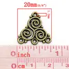 DoreenBeads Alloy Connectors Findings Knot Antique Bronze Flower Hollow Pattern Jewelry DIY Findings Handmade Earrings Charms ► Photo 2/6