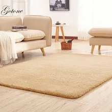 Ковер из овечьей кожи для спальни, квадратный коврик для гостиной, ванной комнаты, кухни, Нескользящие туалетные коврики, коврик для ползания, одеяло, ковер