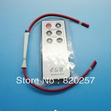 5 шт. в партии 6key мини-пульт с ИК-пультом дистанционного управления 12 В 6A 72 Вт для signle color
