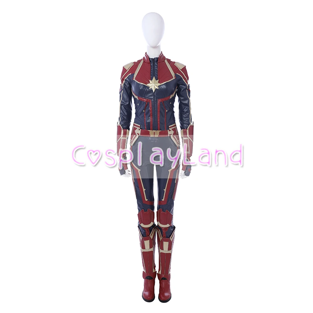 Костюм капитана Марвел для косплея Carol Danvers костюмы супергероя для Хэллоуина мисс Марвел комбинезон косплей костюм Карл костюм кары Дэнверс