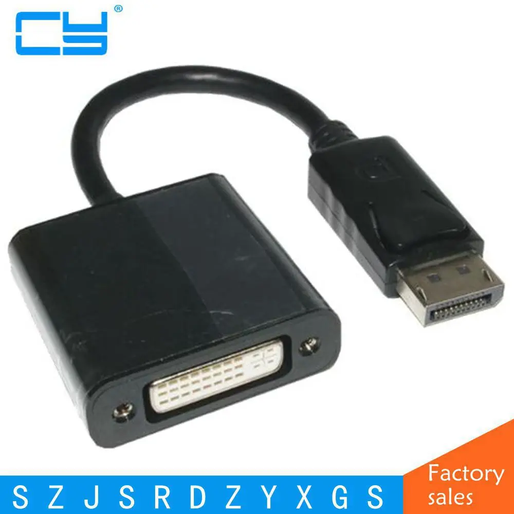 Переходник DP DVI Кабель адаптер DisplayPort переходник штырь гнездо с поддержкой 1080P для