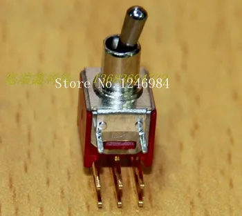 

[SA]TS-7 Dual gold-plated two tranches are bent M5.08 small toggle switch toggle switch Q22 Deli Wei 2MD1--50pcs/lot