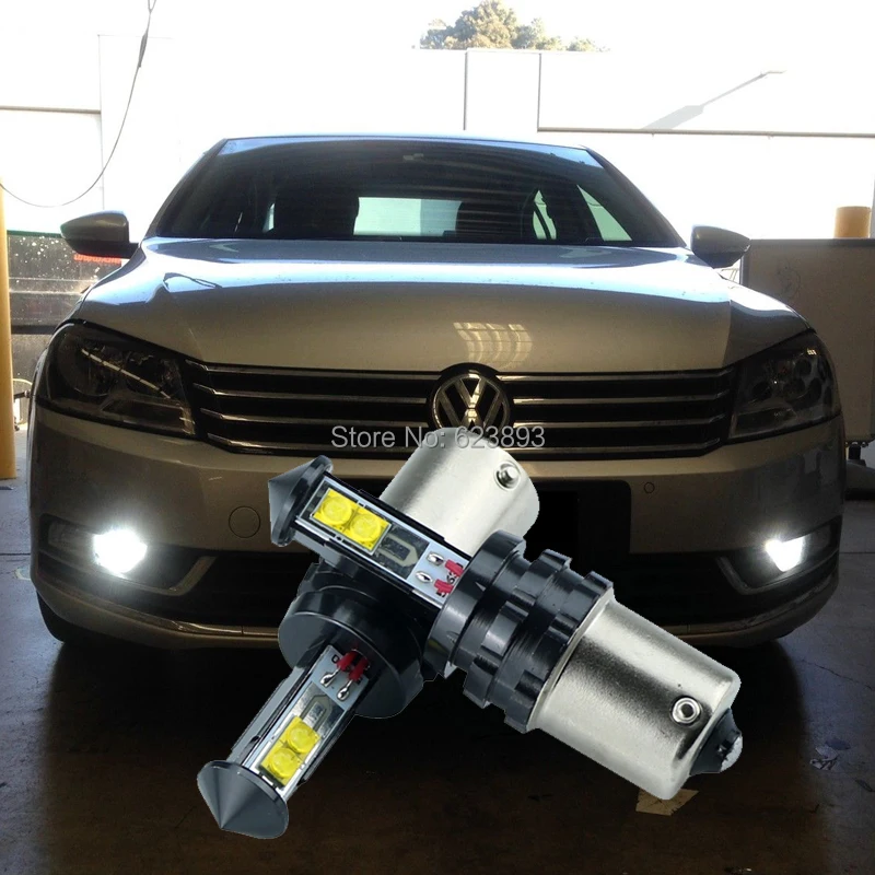 

2x Error Free High Power 20W CREE LED DRL Driving Daytime Running Day Fog Lamp Light For Volkswagen VW Passat B7 2012-2014