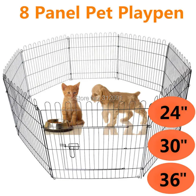 8 panel pet pen