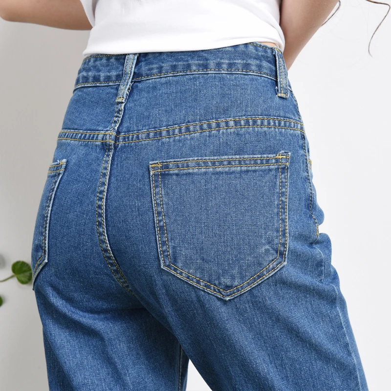 R&H 2018 Ankle Length Dark Blue Boyfriend Jeans Women Loose Harem High Waist Denim Pants Lady Casual Mom Jeans Mujer Plus Size R&H 2018 Ankle Length Dark Blue Boyfriend Jeans Women Loose Harem High Waist Denim Pants Lady Casual Mom Jeans Mujer Plus Size