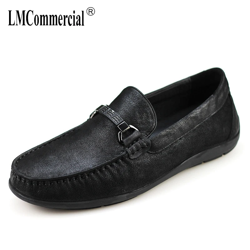 

loafer shoes men Driving male soft sand leather lazy spring autumn summer breathable casual shoes men's Leisure shoes leather
