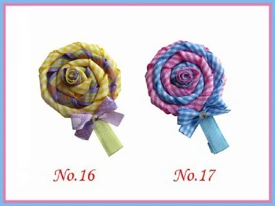 Маленький волосы бант 16 шт. hairbow grosgrain ленты hair bows с зажимом для девочек аксессуары для волос