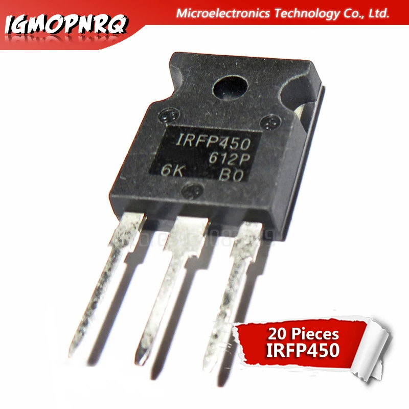 20 шт IRFP450 (N-channel 14A500V) новый оригинальный | Электронные компоненты и принадлежности
